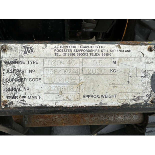 2018 JCB 520-40-44799232