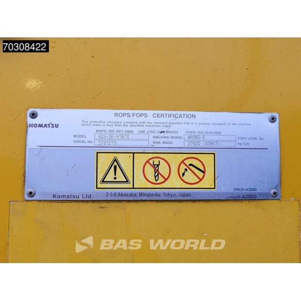 2012 كوماتسو WA380-6-44814078