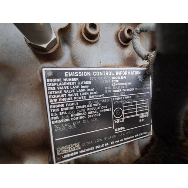 2016 Liebherr LTF1060-4.1-44815047