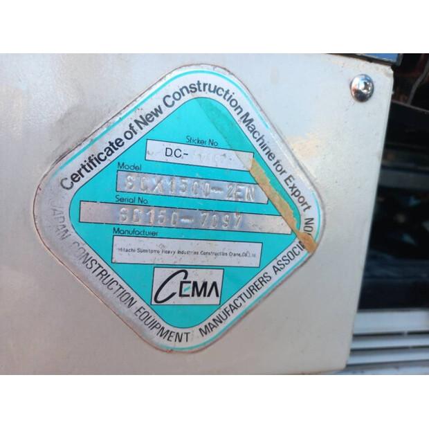 2011 هيتاشي سوميتومو SCX 1500-2-44815120