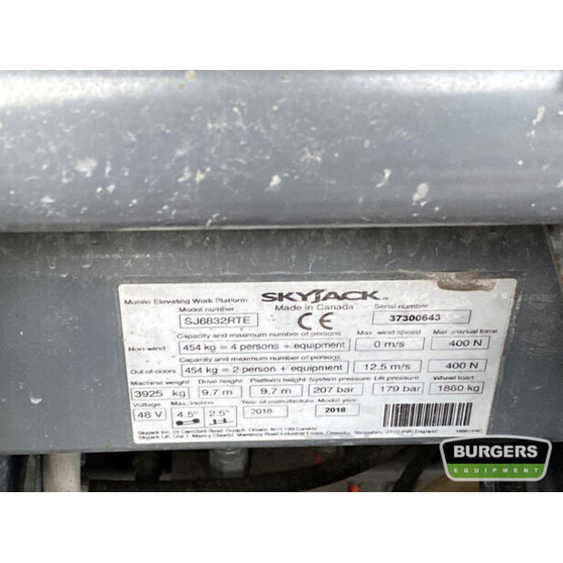 2018 SkyJack SJ6832RTE-44816756