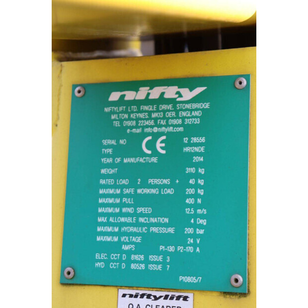 2014 نيفتيليفت HR12NDE-44817218