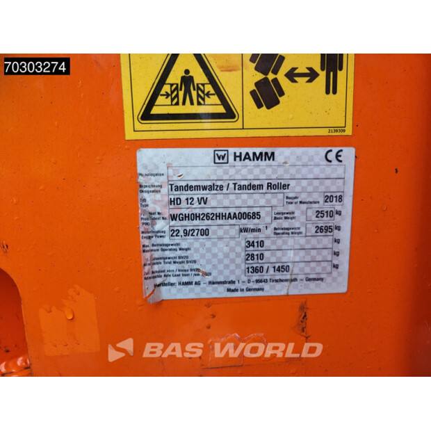 2018 HAMM HD 12 VV-44819960