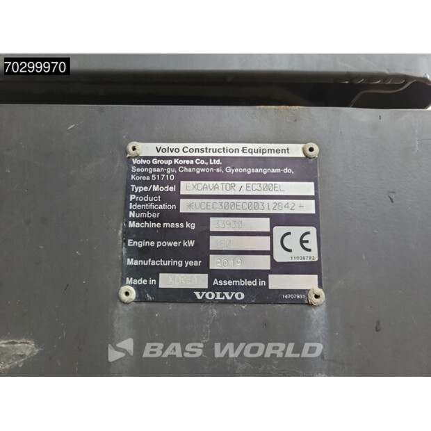 2019 Volvo EC300EL-44820160
