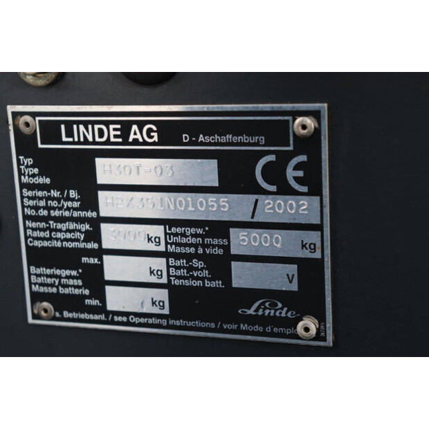 2002 Linde H30T-03-44820802