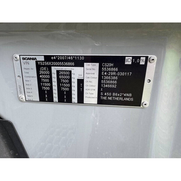 2019 Scania S450-44821257