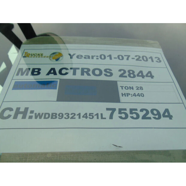 2013 Mercedes-Benz Actros 2844-44835647