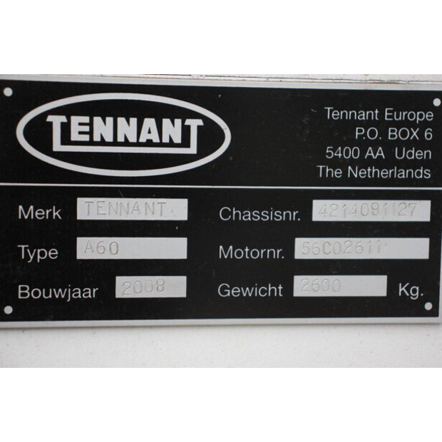 2008 TENNANT A60-44838969