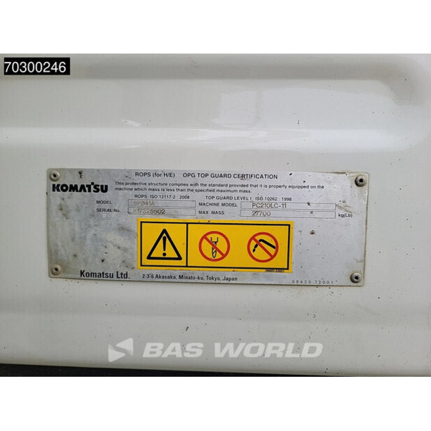 2017 كوماتسو PC210LC-10-44840865