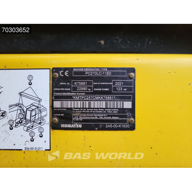 2021 كوماتسو PC210LC-11E0-44841067