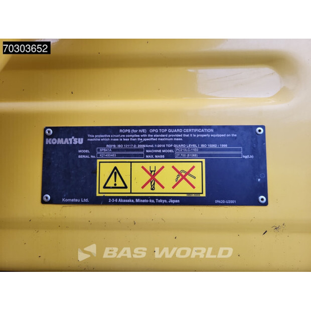 2021 كوماتسو PC210LC-11E0-44841068