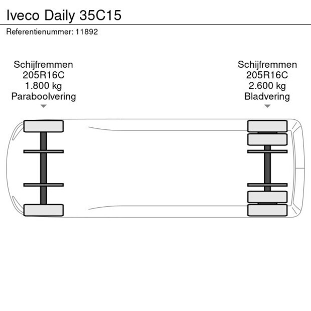 2013 Iveco Daily 35C15-44858667