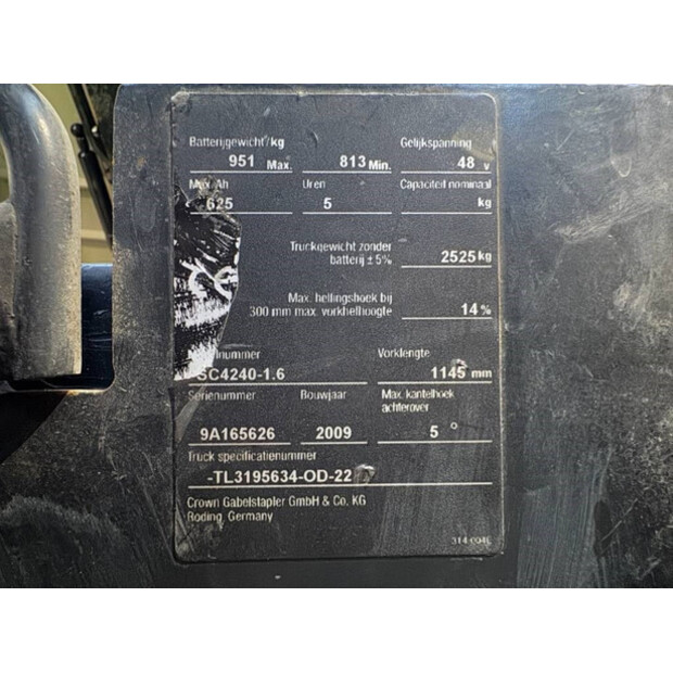 2009 Crown SC4240-1.6-44859083