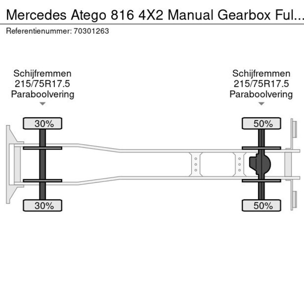 2019 Mercedes-Benz ATEGO 816-44862800