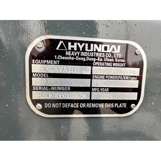 2019 Hyundai R60VS-44878702