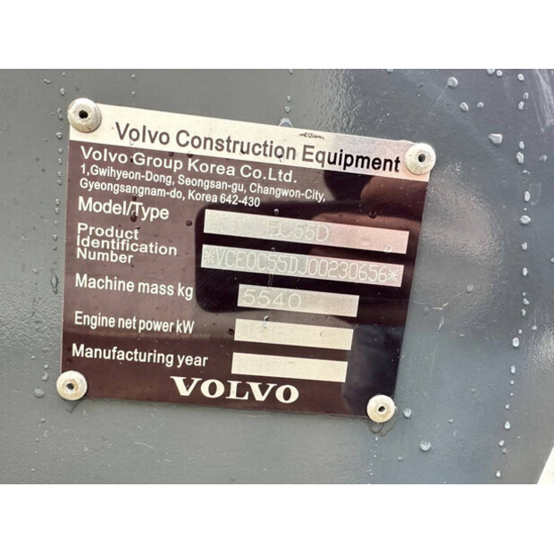 2017 Volvo EC55D-44878981