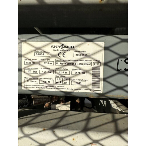 2009 SkyJack SJ-8841E-44879458
