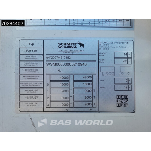 2018 Schmitz Cargobull SCB*S3B-44880853
