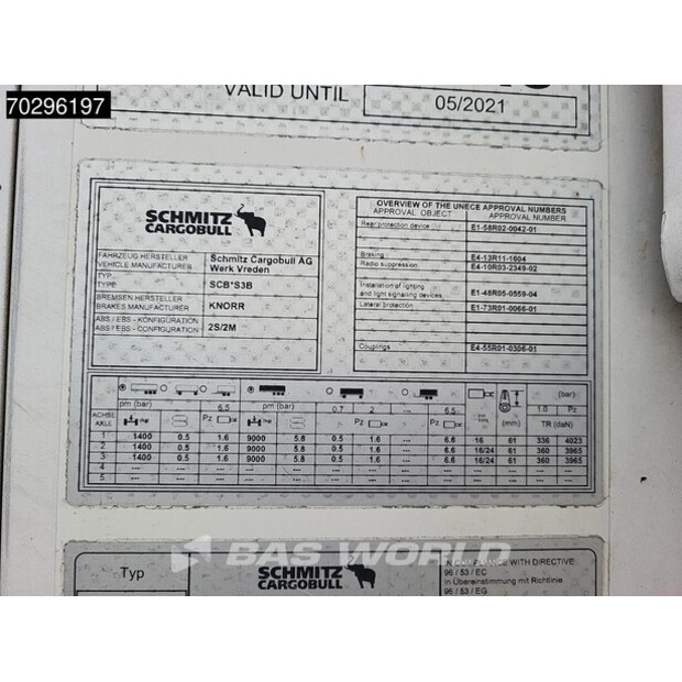 2015 شميتز كارجوبول Thermo King SLXe 300-44886470