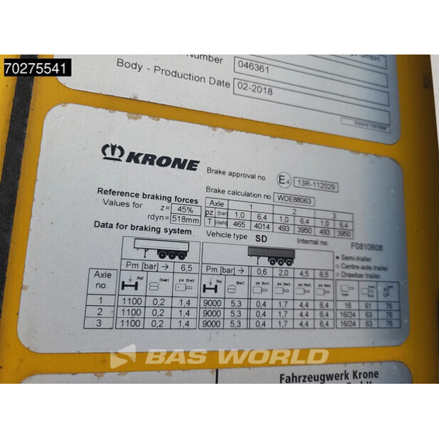 2018 كرون SD-44886767