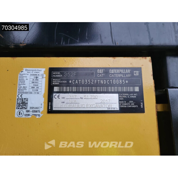 2017 كاتربيلر 352F-44886812