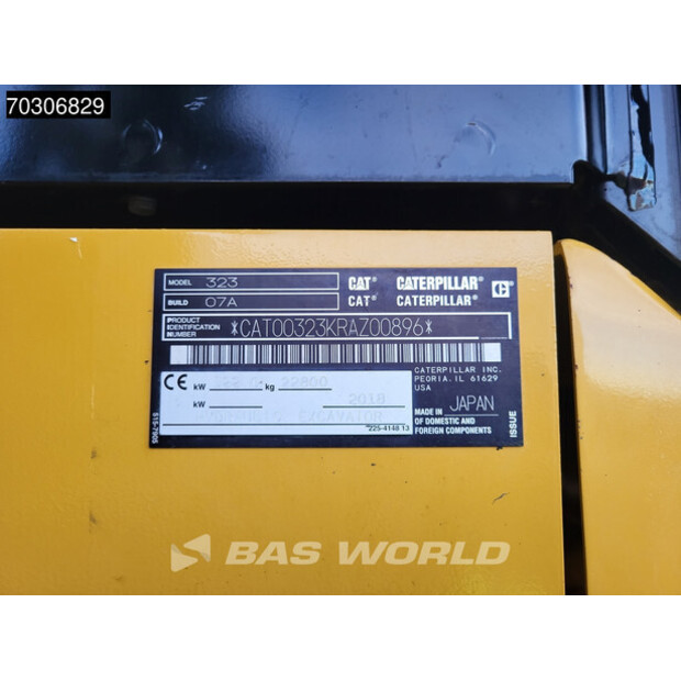 2018 كاتربيلر 323-44887122