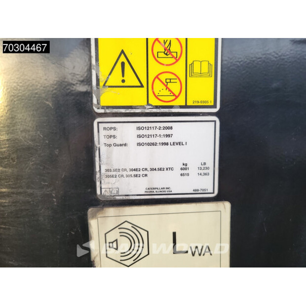 2019 كاتربيلر 305E2-44887207