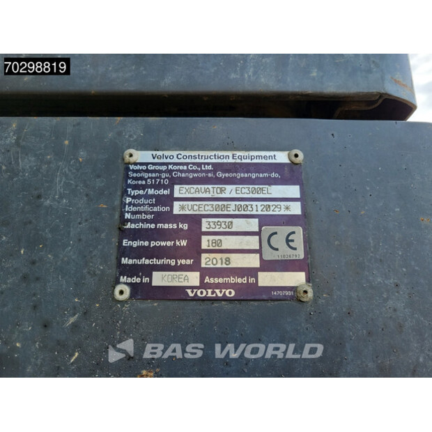 2018 Volvo EC300EL-44887468