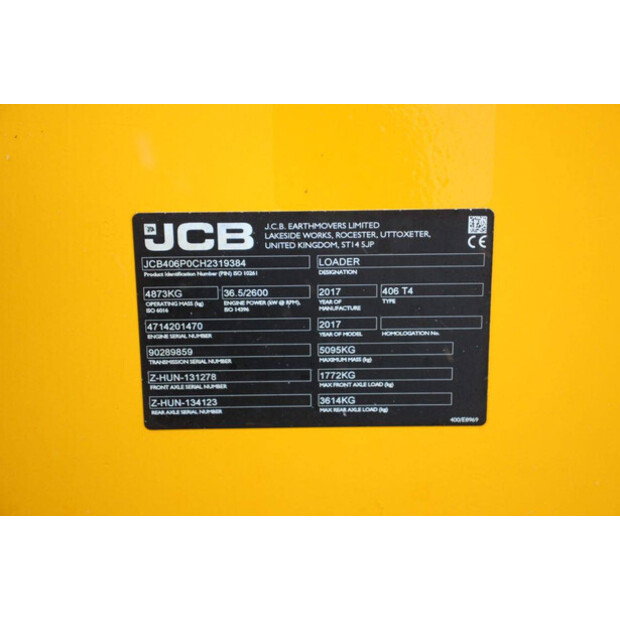 2017 JCB 406 T4-44902171