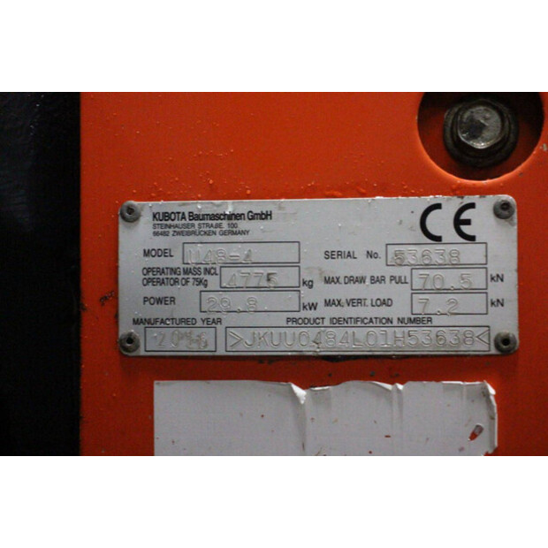 2016 KUBOTA U48-4-44902820