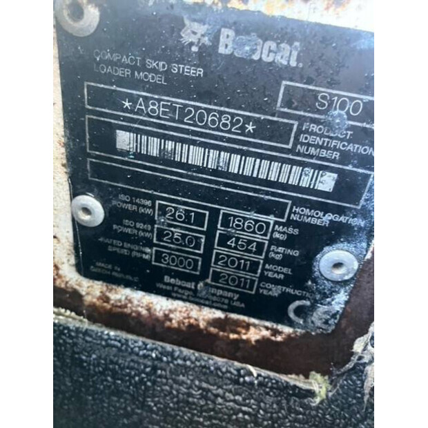 2011 BOBCAT S100-44902931