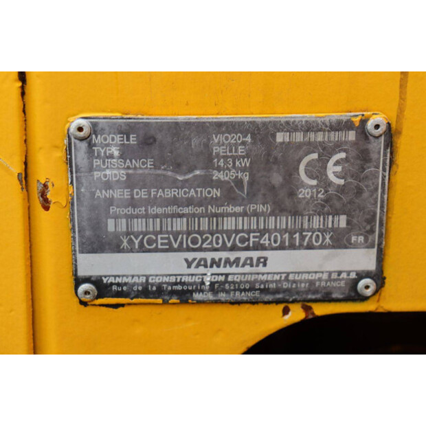 2012 YANMAR VIO20-4-44903138