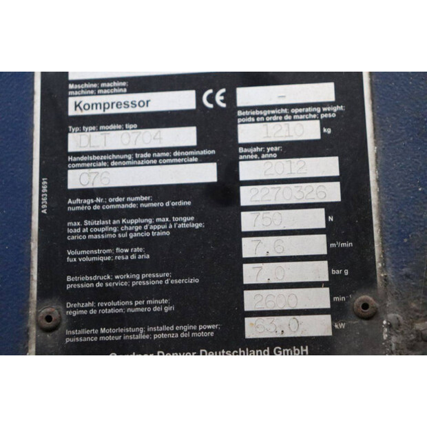 2012 Compair C76-44905613