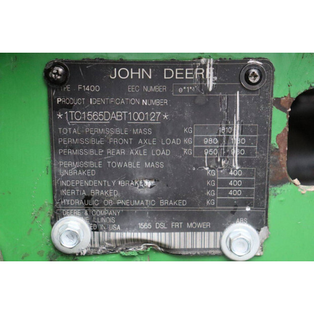2011 JOHN DEERE DMB210294MD-44905705
