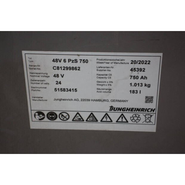 2018 Jungheinrich EFG 316-44905925