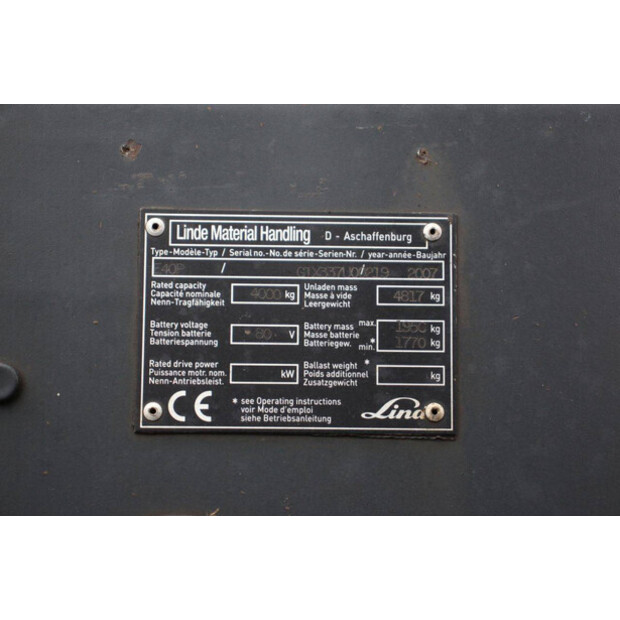 2007 Linde E40P-44905951