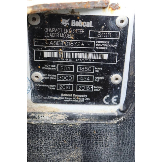 2016 BOBCAT S100-44908628