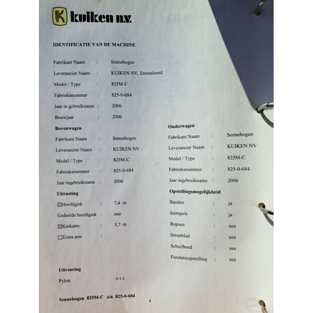 2006 SENNEBOGEN 825M-44945209