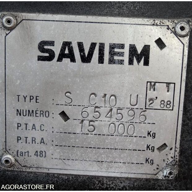 1979 SAVIEM SC10U-44963362