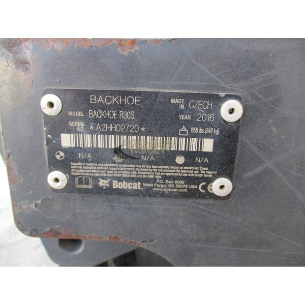 2016 BOBCAT R30S-44966993