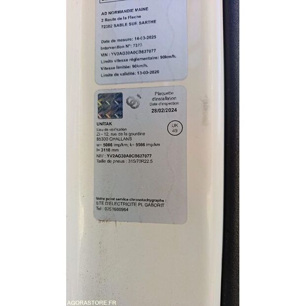 2012 Volvo FH12-44986573