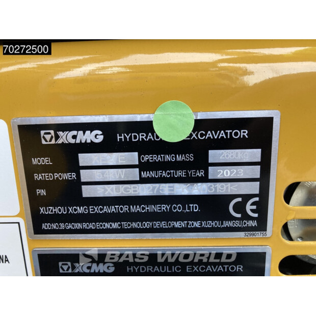 2023 XCMG XE27E-44990140