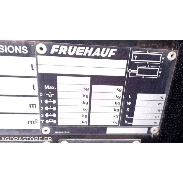 2016 Fruehauf FST4FC-45004387