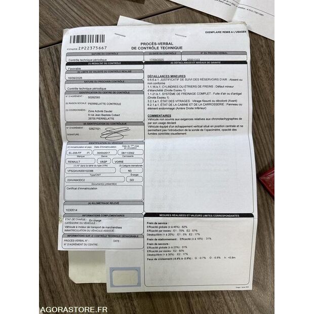 2002 Renault PREMIUM-45004901