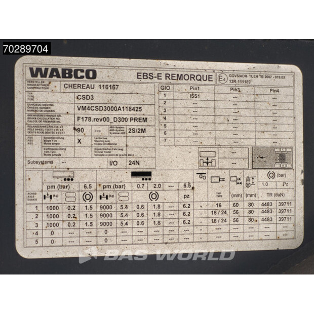 2019 Chereau Thermo King SLXi 300-45013893