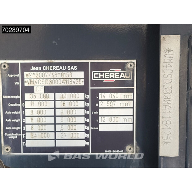 2019 Chereau Thermo King SLXi 300-45013894