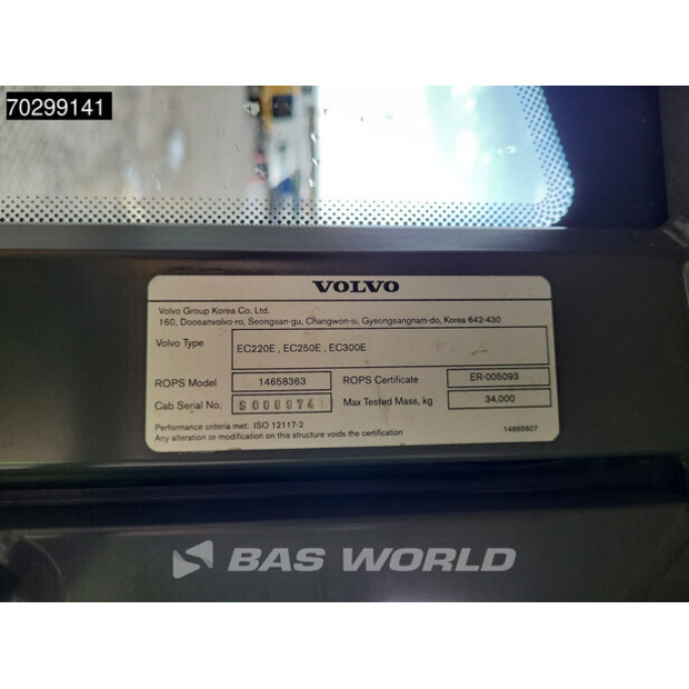 2016 فولفو EC250EL-45013954