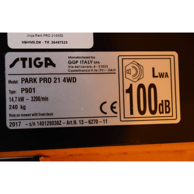 2017 Stiga PARK PRO 21 4WD-45015996