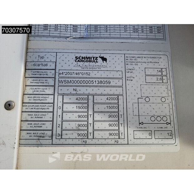 2021 Schmitz Cargobull SCB*S3B-45032603