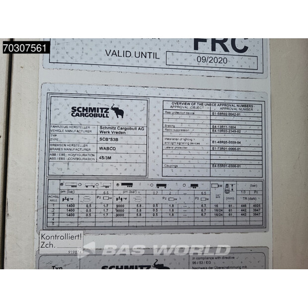 2014 Schmitz Cargobull SCB*S3B-45032647